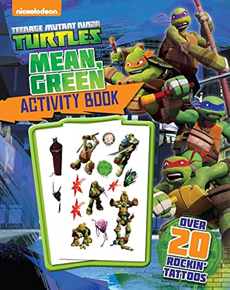 Marissa's Books & Gifts, LLC 9781472361974 Mean Green Activity Book: Nickelodeon Teenage Mutant Ninja Turtles