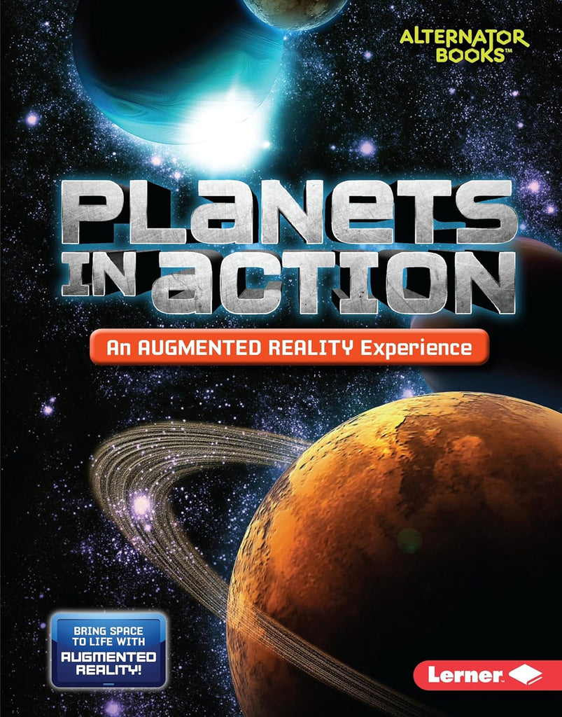 Marissa's Books & Gifts, LLC 9781541578784 Hardcover Planets in Action: An Augmented Reality Experience (Space in Action)