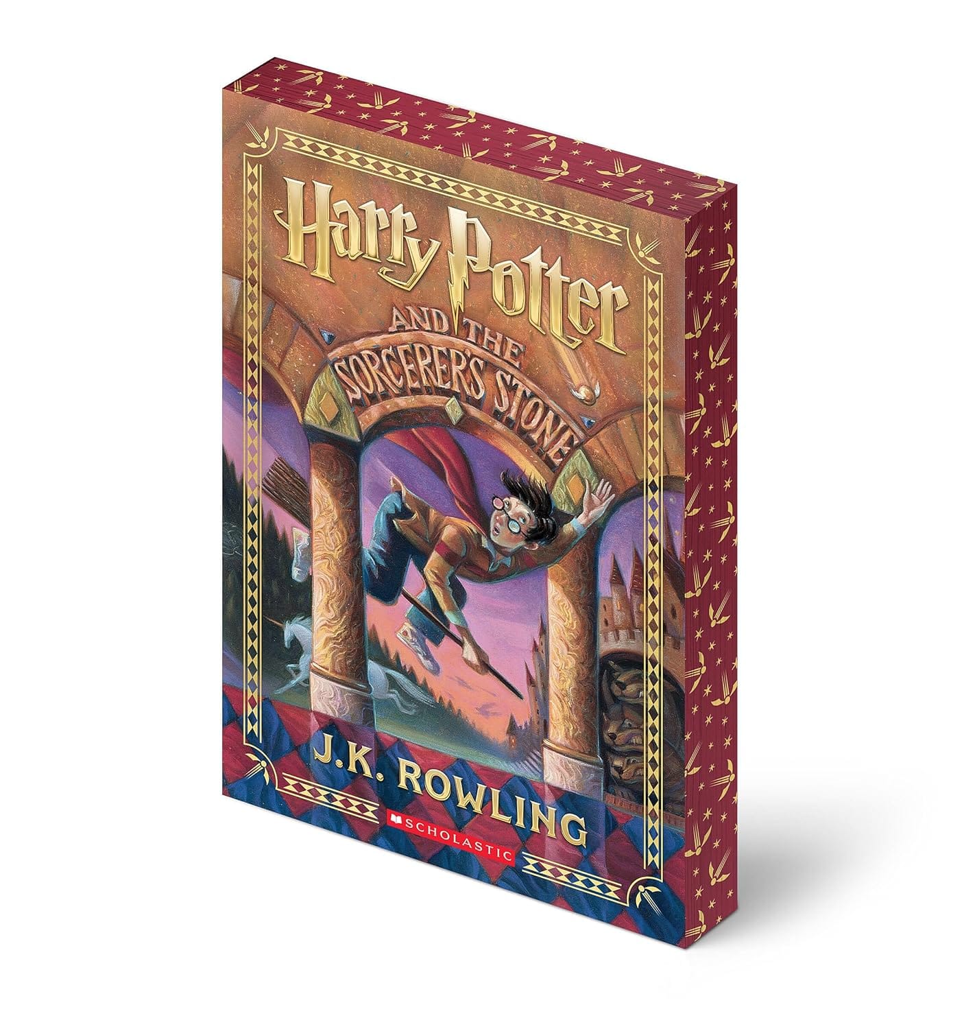 Marissa's Books & Gifts, LLC 9781546148500 Stenciled Edges Paperback Harry Potter and the Sorcerer's Stone (Harry Potter, Book 1)