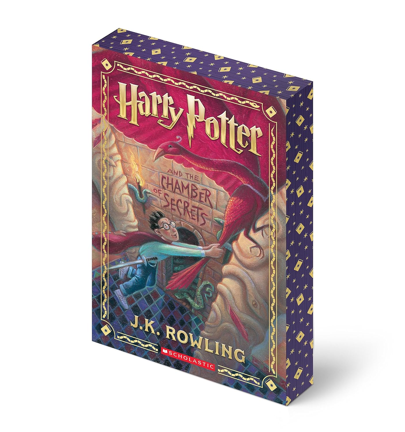 Marissa's Books & Gifts, LLC 9781546171409 Stenciled Edges Paperback Harry Potter and the Chamber of Secrets (Harry Potter, Book 2)