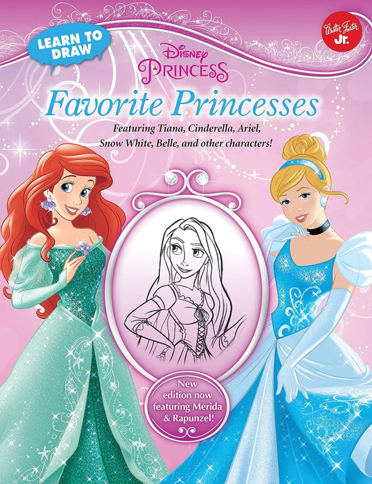 Marissa's Books & Gifts, LLC 9781600581458 Learn to Draw Disney Favorite Princesses: Featuring Tiana, Cinderella, Ariel, Snow White, Belle, and Other Characters!