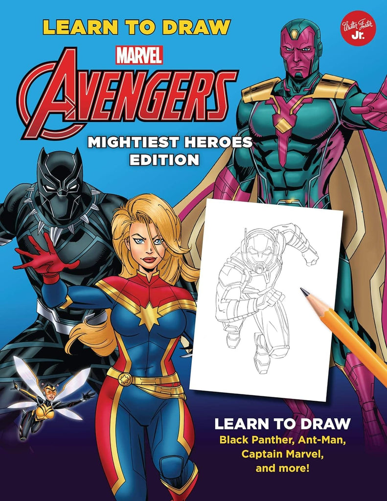 Marissa's Books & Gifts, LLC 9781600588297 Hardcover Learn to Draw Marvel Avengers, Mightiest Heroes Edition: Learn to draw Black Panther, Ant-Man, Captain Marvel, and more! (Learn to Draw Favorite Characters: Expanded Edition)