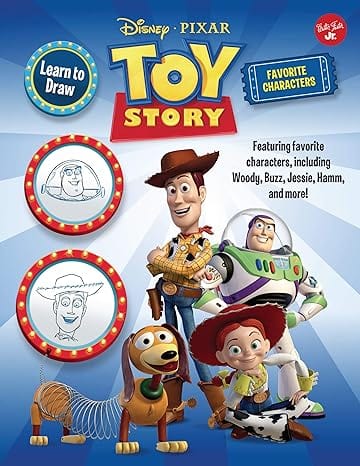 Marissa's Books & Gifts, LLC 9781600588334 Hardcover Learn to Draw Disney∙Pixar Toy Story, Favorite Characters: Featuring favorite characters, including Woody, Buzz, Jessie, Hamm, and more! (Learn to Draw Favorite Characters: Expanded Edition)