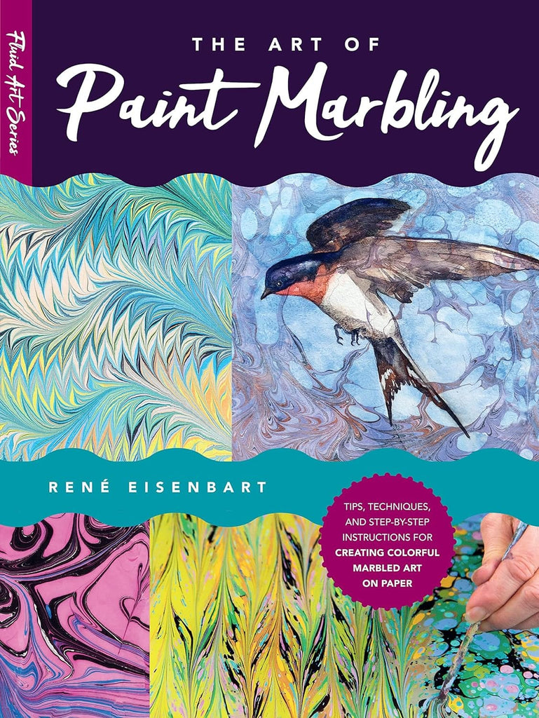 Marissa's Books & Gifts, LLC 9781600588761 The Art of Paint Marbling: Tips, Techniques, and Step-by-Step Instructions for Creating Colorful Marbled Art on Paper