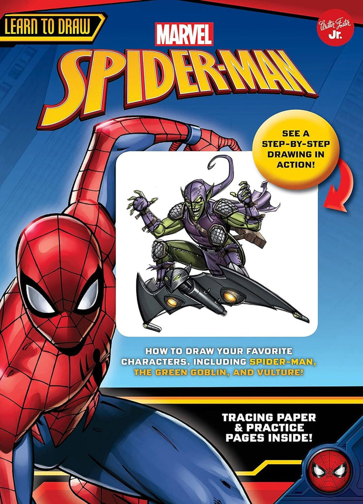 Marissa's Books & Gifts, LLC 9781633222526 Learn to Draw Marvel Spider-Man: How to Draw Your Favorite Characters, Including Spiderman, the Green Goblin, and Vulture!