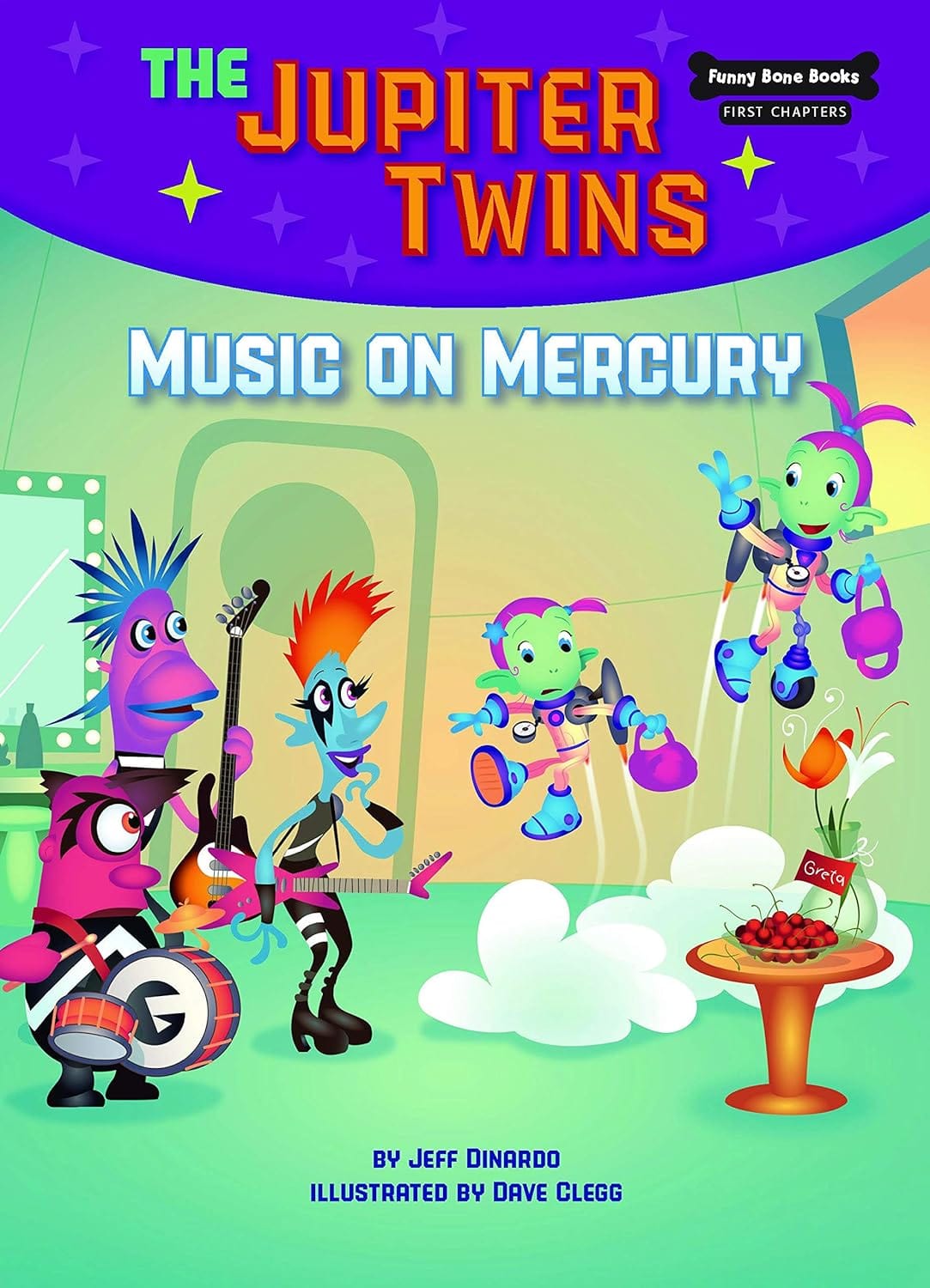 Marissa's Books & Gifts, LLC 9781634407526 Music on Mercury (Book 7) (Funny Bone Books ™ First Chapters ― The Jupiter Twins)