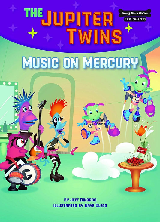 Marissa's Books & Gifts, LLC 9781634407526 Music on Mercury (Book 7) (Funny Bone Books ™ First Chapters ― The Jupiter Twins)