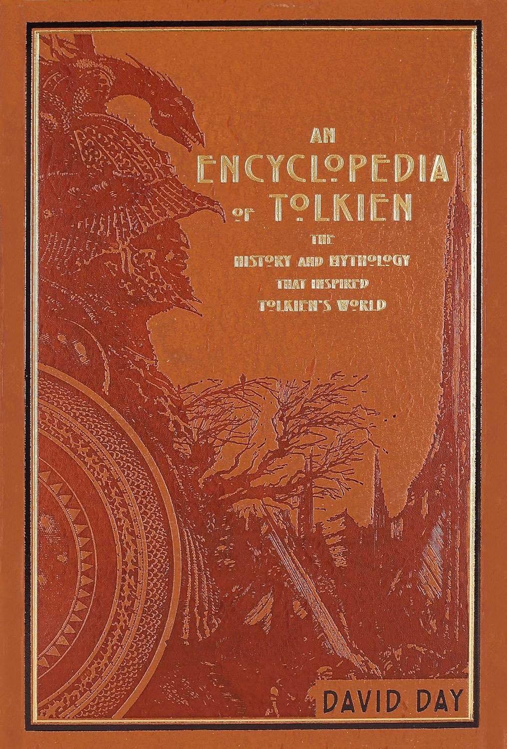 Marissa's Books & Gifts 9781645170099 Leather Bound An Encyclopedia of Tolkien: The History and Mythology That Inspired Tolkien's World (Leather-bound Classics)