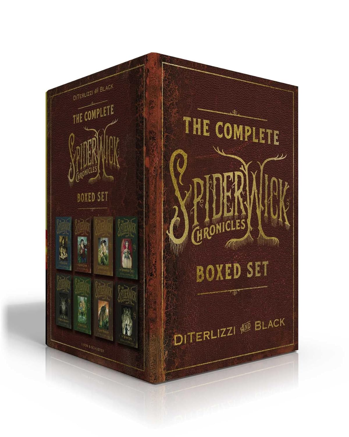 Marissa's Books & Gifts 9781665928762 Paperback Set The Complete Spiderwick Chronicles Boxed Set: The Field Guide; The Seeing Stone; Lucinda's Secret; The Ironwood Tree; The Wrath of Mulgarath; The ... The Wyrm King (The Spiderwick Chronicles)