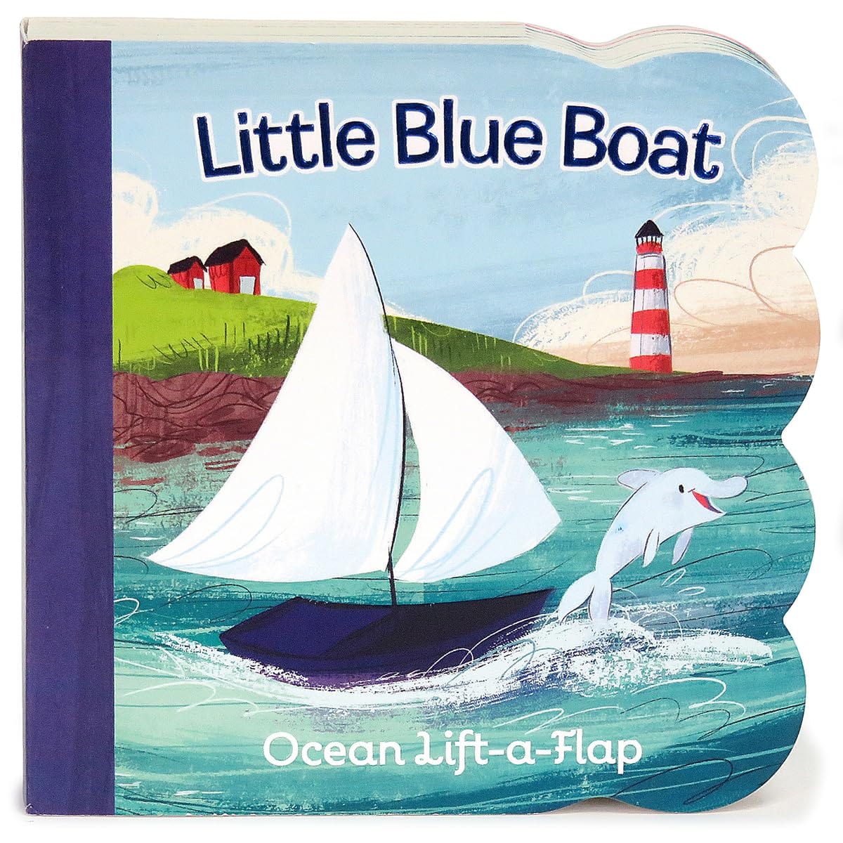 Marissa's Books & Gifts, LLC 9781680520774 Little Blue Boat Chunky Lift-a-flap Board Book