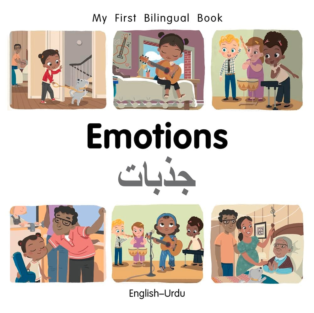 Marissa's Books & Gifts, LLC 9781785089633 Board Book My First Bilingual Book: Emotions (English–Urdu)