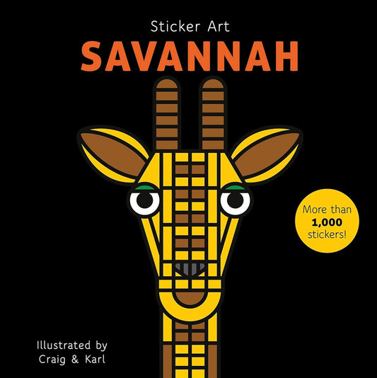 Marissa's Books & Gifts, LLC 9781786030061 Sticker Art Savanna