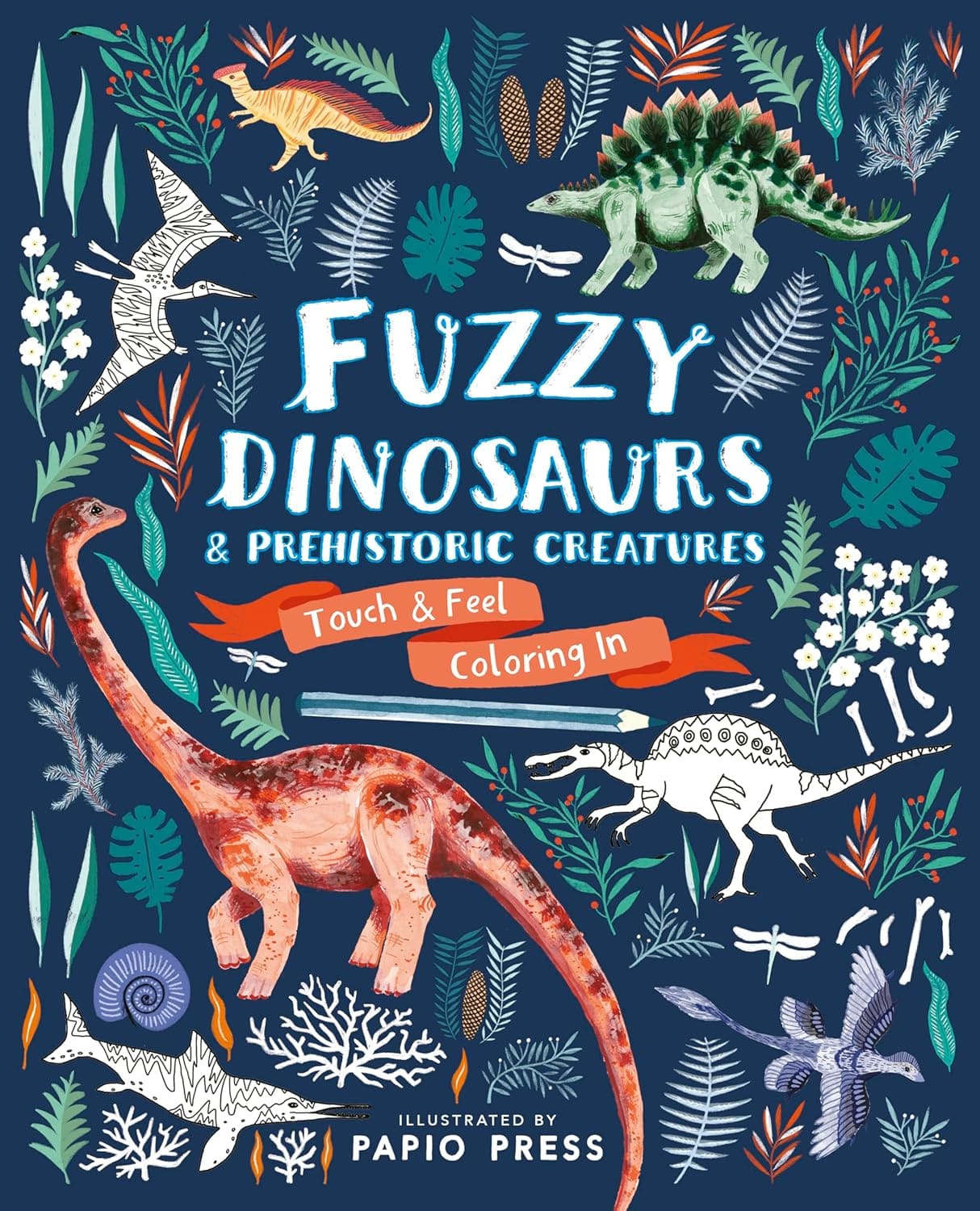 Marissa's Books & Gifts, LLC 9781786031655 Fuzzy Dinosaurs and Prehistoric Creatures