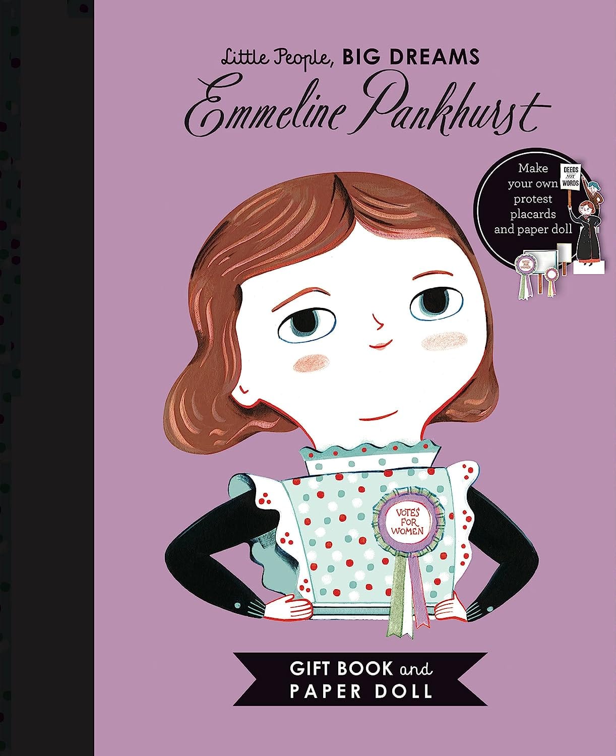 Marissa's Books & Gifts, LLC 9781786034007 Little People, Big Dreams: Emmeline Parkhurst (Gift Book and Paper Doll)