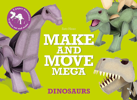 Marissa's Books & Gifts, LLC 9781786270184 Make and Move Mega Dinosaurs