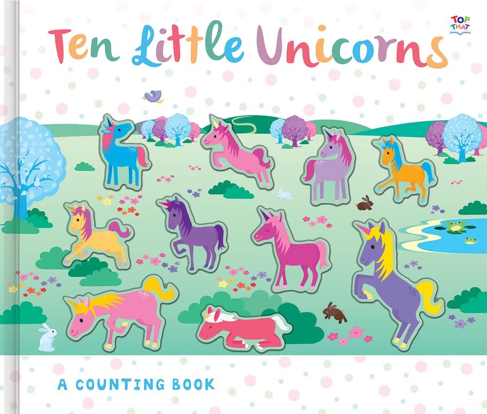 Marissa's Books & Gifts, LLC 9781787003767 Board Book Ten Little Unicorns (Counting to Ten Books)