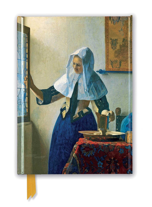 Marissa's Books & Gifts, LLC 9781787550094 Hardcover 8.5" x 6.125" Johannes Vermeer: Young Woman with a Water Pitcher (Foiled Journal)