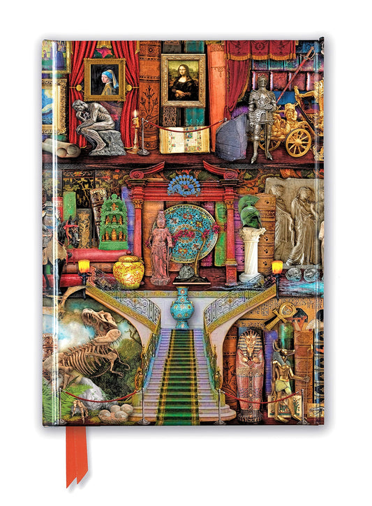 Marissa's Books & Gifts, LLC 9781787550100 Hardcover 8.5" x 6.125" Aimee Stewart: Museum Bookshelves (Foiled Journal)