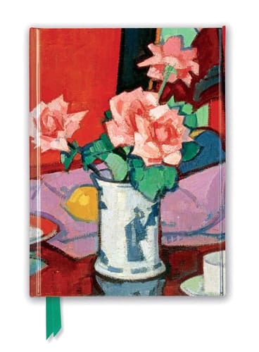 Marissa's Books & Gifts, LLC 9781787550308 Lined Journal NGS: Samuel Peploe - Pink Roses, Chinese Vase (Foiled Journal)