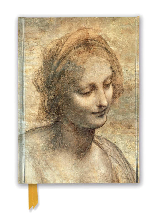 Marissa's Books & Gifts, LLC 9781787550377 Hardcover 8.5" x 6.125" Leonardo Da Vinci: Detail of The Head of the Virgin (Foiled Journal)