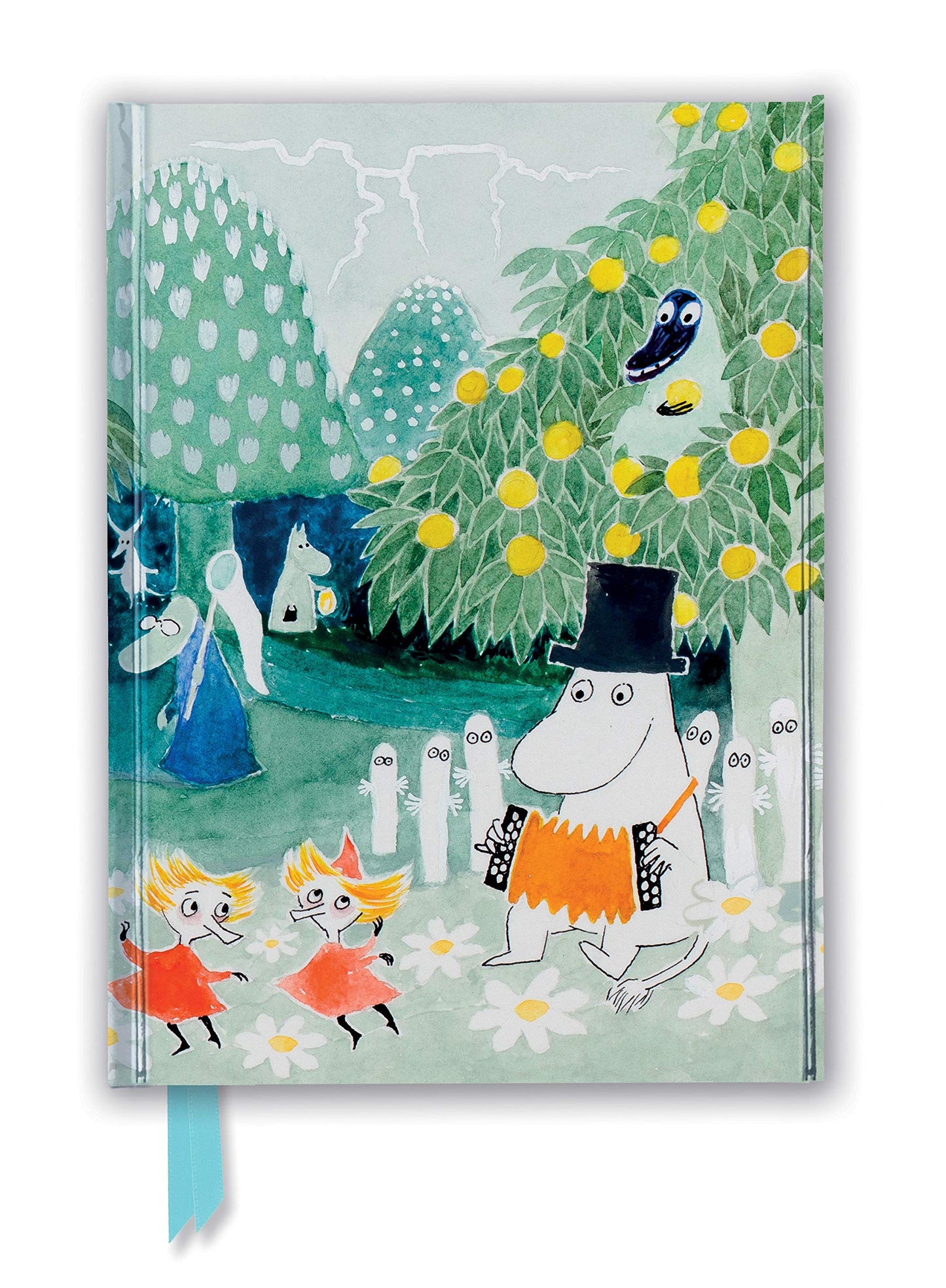Marissa's Books & Gifts, LLC 9781787555587 Hardcover 8.5" x 6.125" Moomin: Cover of Finn Family Moomintroll (Foiled Journal)