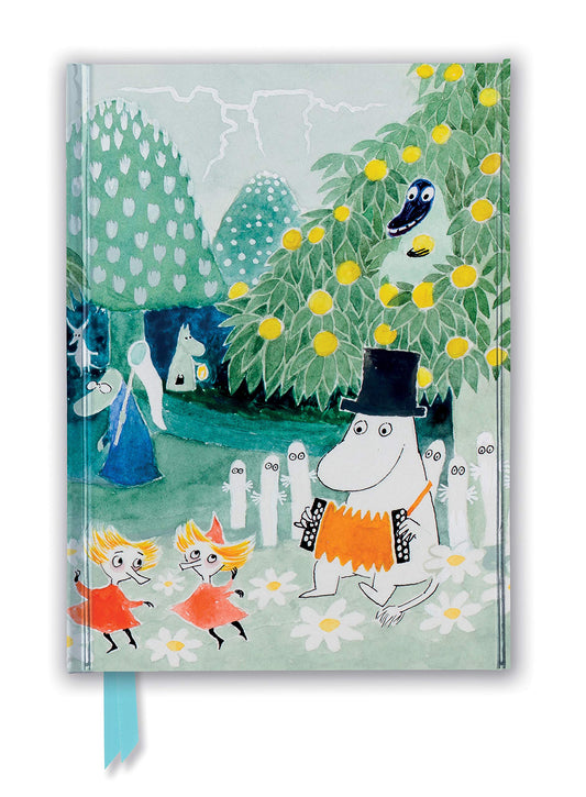 Marissa's Books & Gifts, LLC 9781787555587 Hardcover 8.5" x 6.125" Moomin: Cover of Finn Family Moomintroll (Foiled Journal)