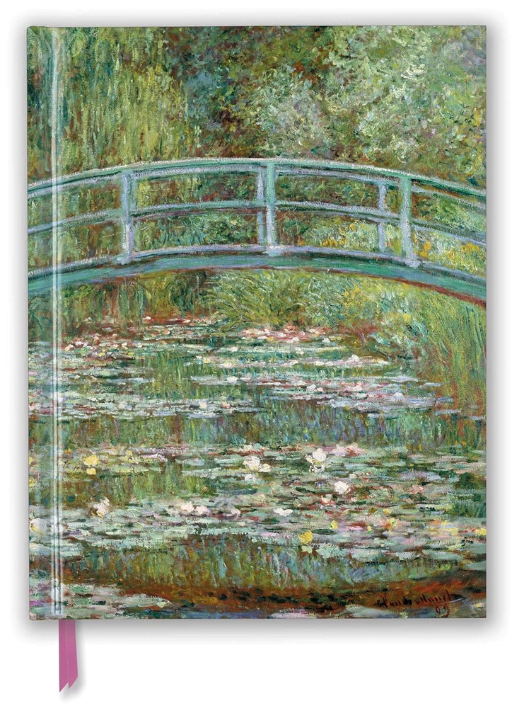 Marissa's Books & Gifts, LLC 9781787558410 Claude Monet: Bridge Over a Pond of Water Lilies (Blank Foiled Sketch Book)