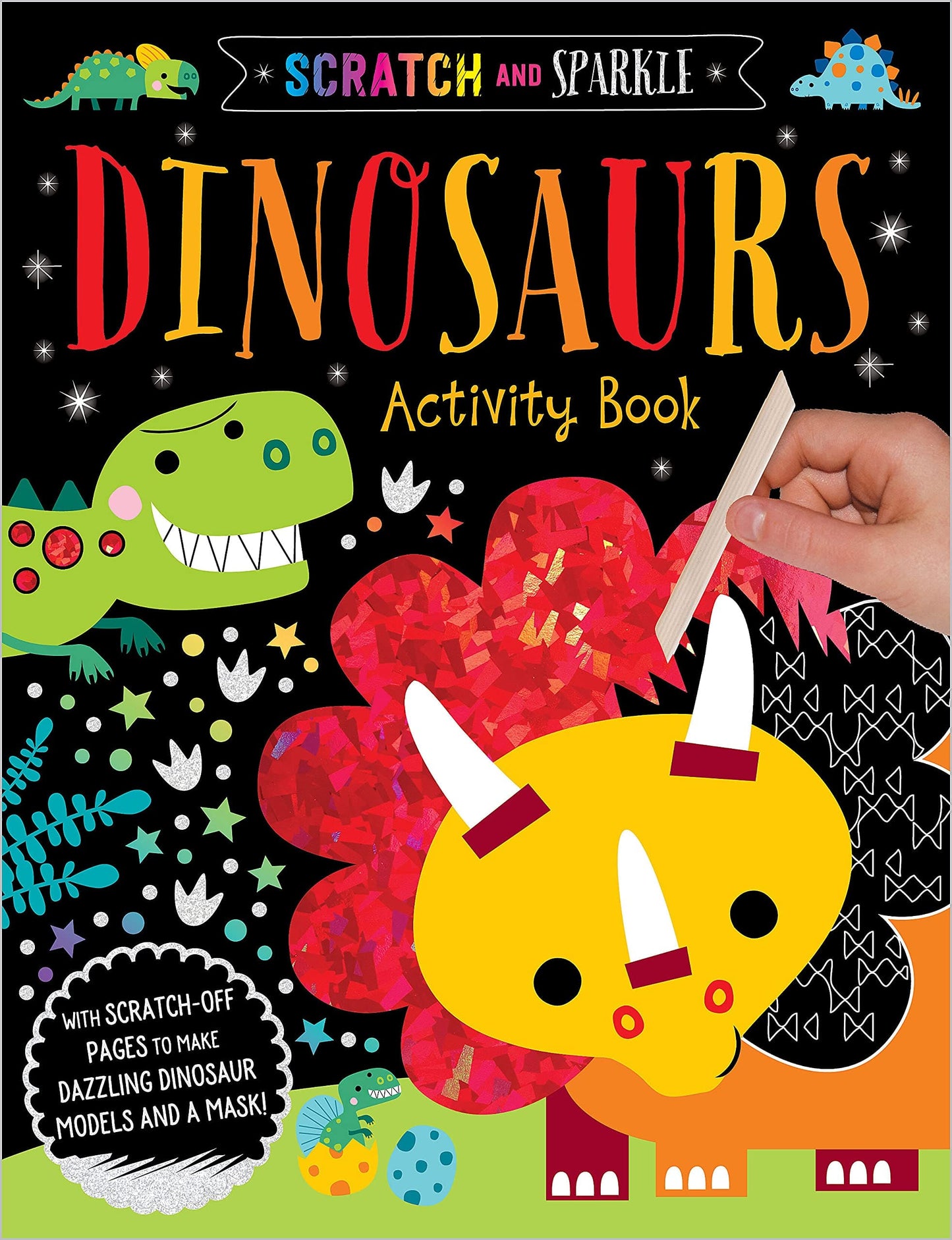 Marissa's Books & Gifts, LLC 9781788436755 Scratch and Sparkle Dinosaurs