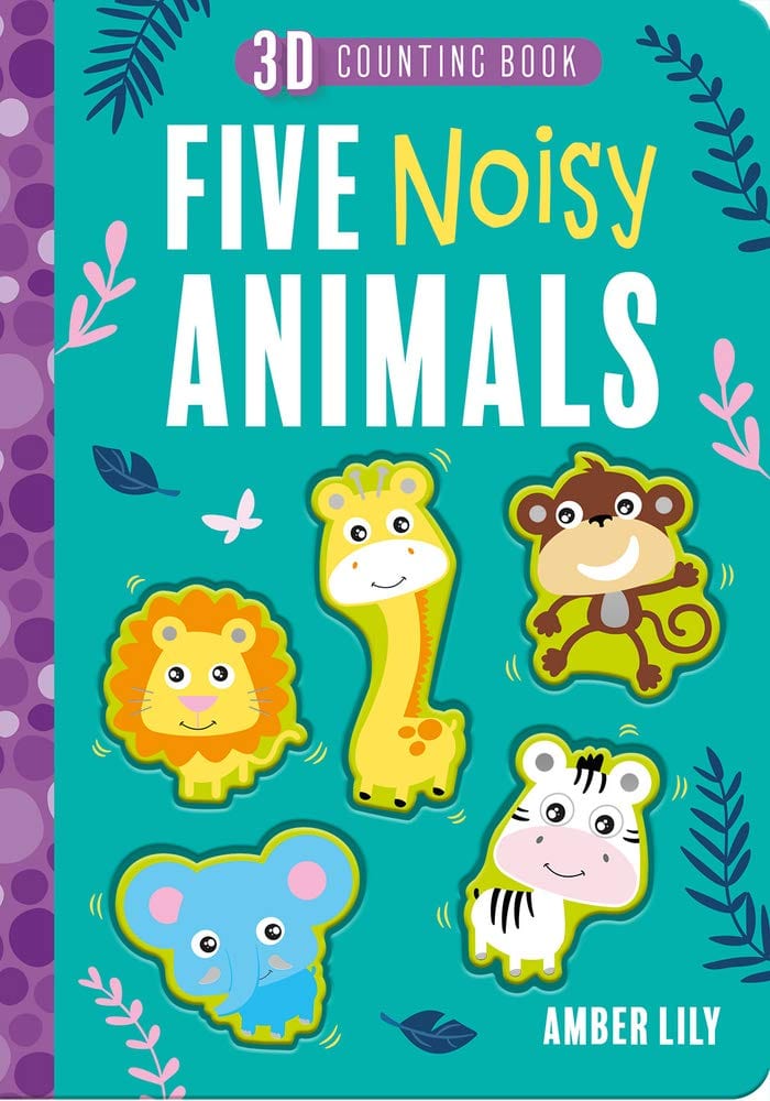 Marissa's Books & Gifts, LLC 9781789586497 Five Noisy Animals: Five Little Counting Books