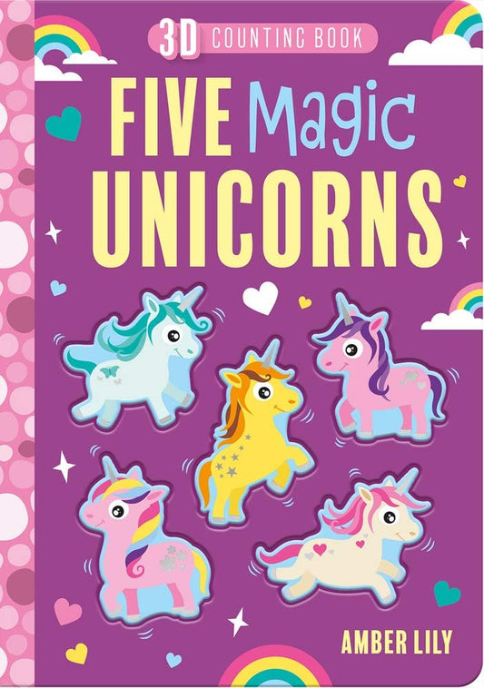 Marissa's Books & Gifts, LLC 9781789586503 Board Book Five Magical Unicorns: Five Little Counting Books