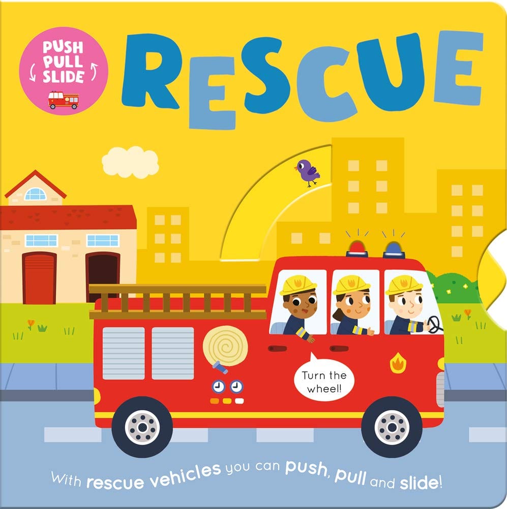 Marissa's Books & Gifts, LLC 9781789588705 Board Book Rescue: Push Pull Slide