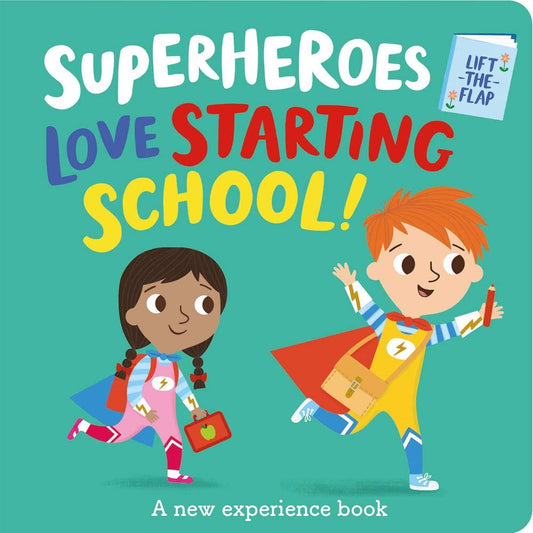 Marissa's Books & Gifts, LLC 9781789588781 Board Book Superheroes LOVE Starting School!