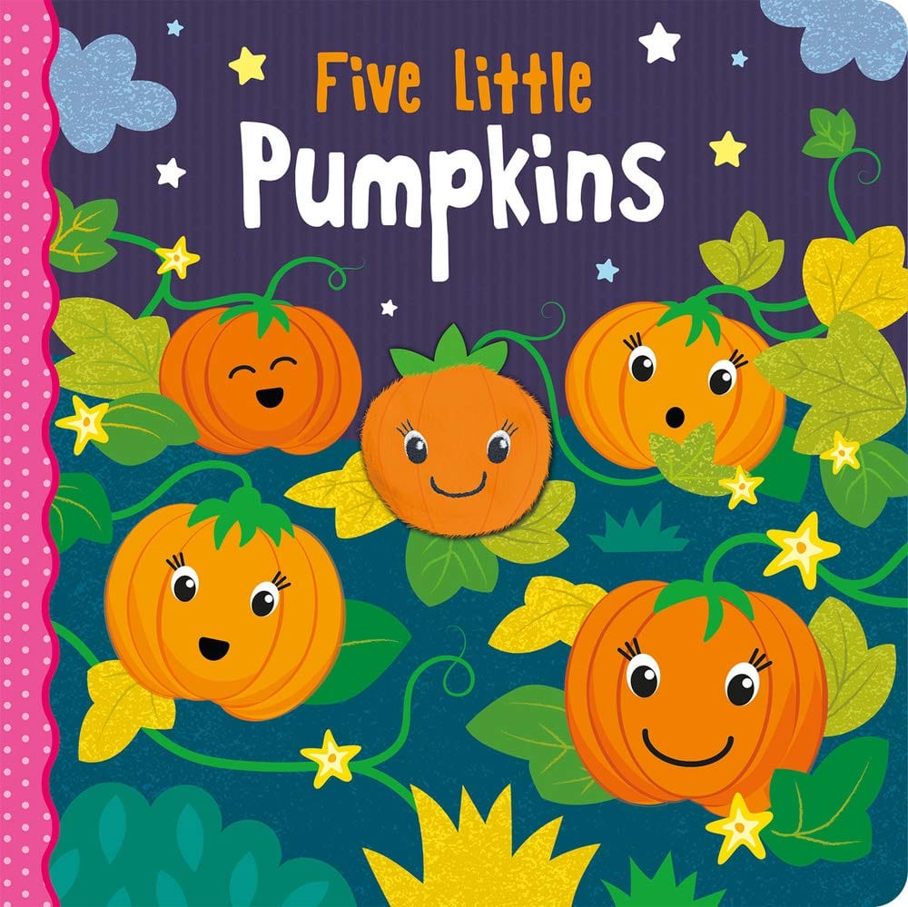 Marissa's Books & Gifts, LLC 9781801050302 Board Book Five Little Pumpkins: Finger Puppet Books