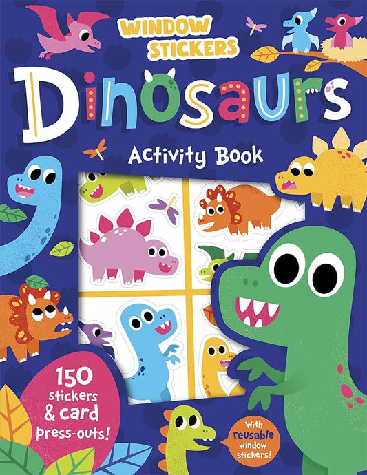 Marissa's Books & Gifts, LLC 9781801052634 Paperback Dinosaurs: Chunky Window Stickers