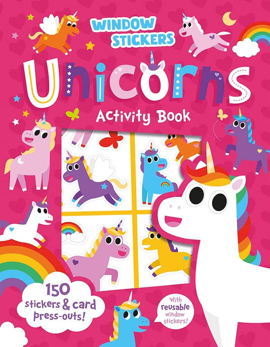 Marissa's Books & Gifts, LLC 9781801052641 Paperback Unicorns: Chunky Window Stickers