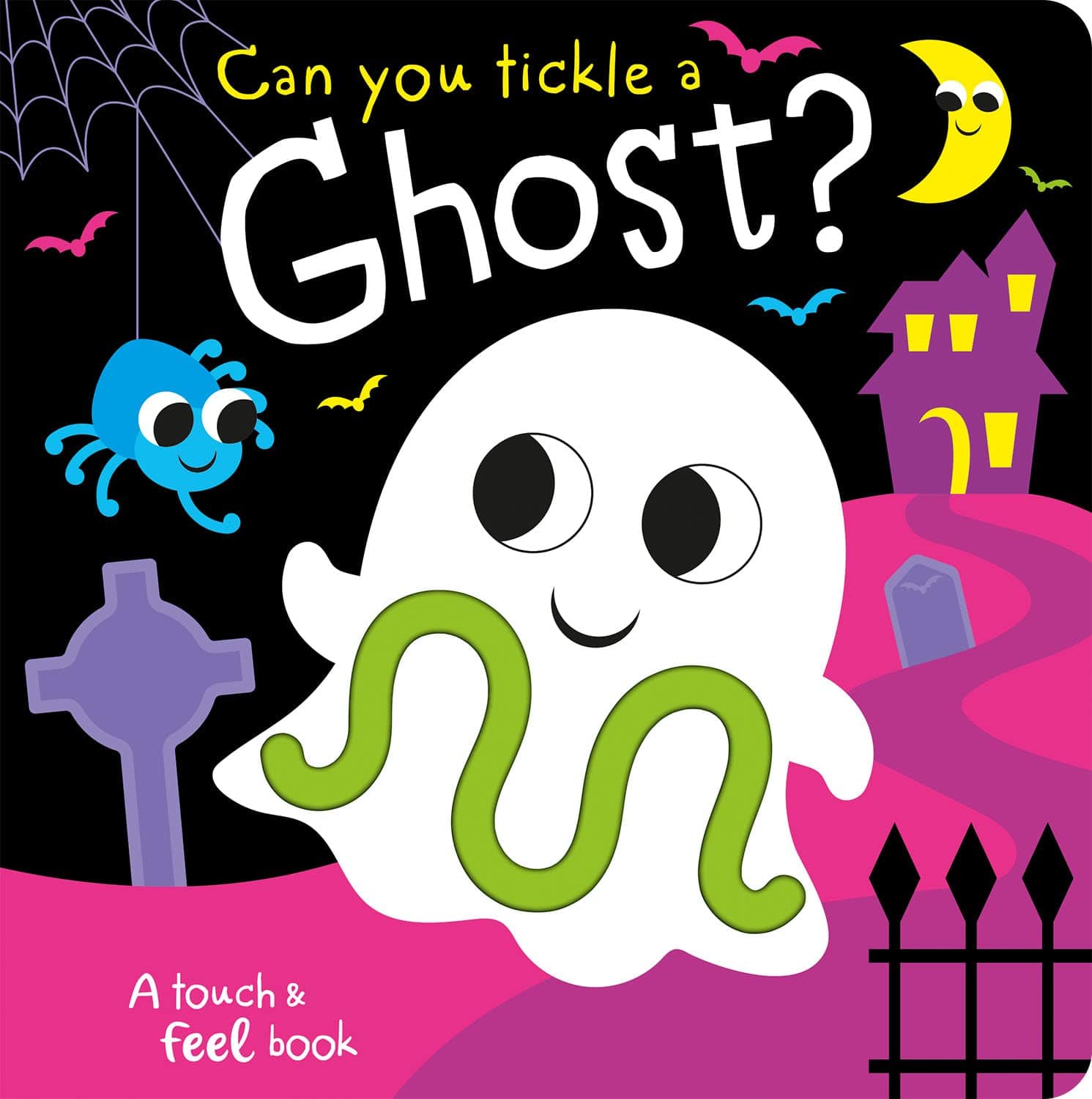 Marissa's Books & Gifts, LLC 9781801053150 Board Book Can You Tickle a Ghost?: Touch Feel & Tickle!