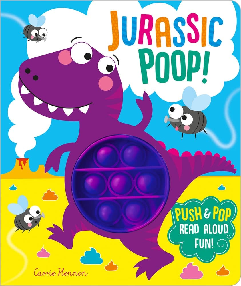 Marissa's Books & Gifts, LLC 9781801054874 Board Book Jurassic Poop! (Push Pop Bubble Books)