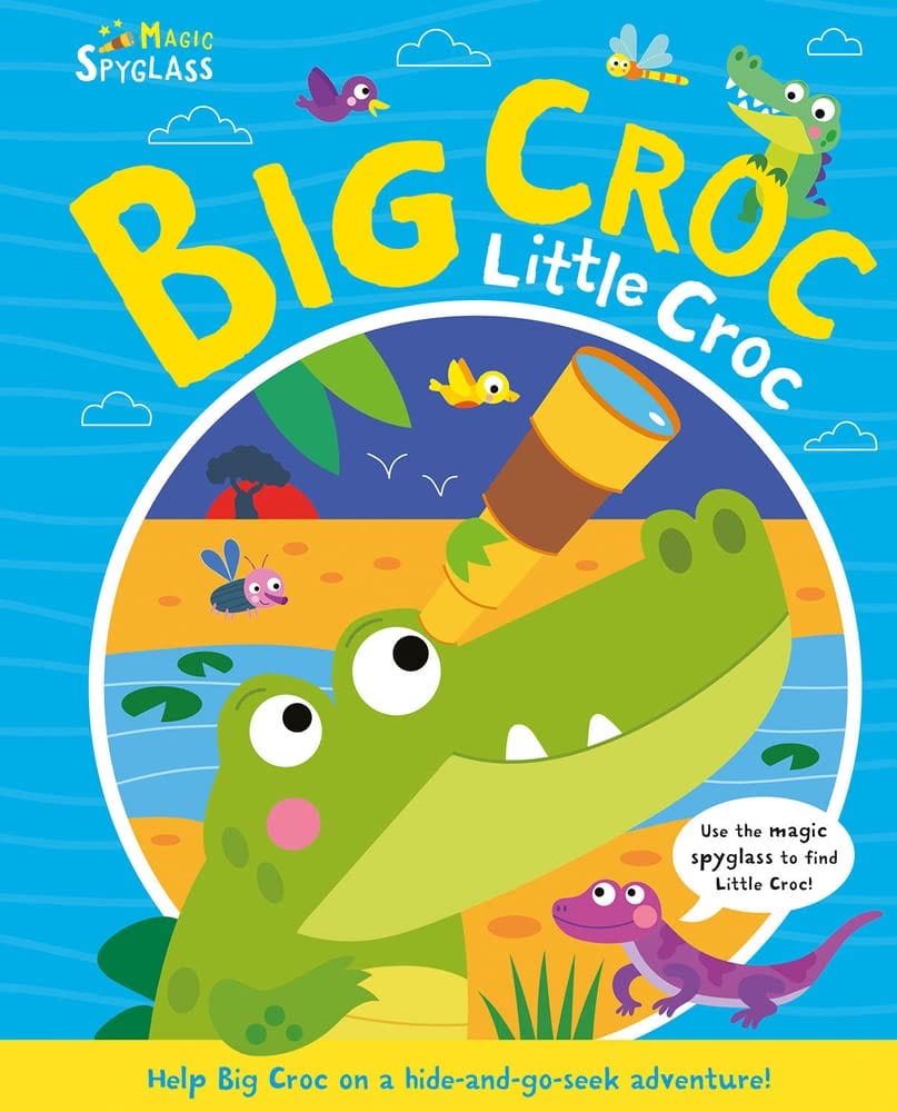 Marissa's Books & Gifts, LLC 9781801055574 Board Book Big Croc Little Croc (Seek and Find Spyglass Books)