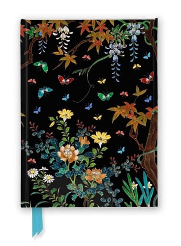 Marissa's Books & Gifts, LLC 9781804173077 Lined Journal Ashmolean Museum: Cloisonné Casket with Flowers and Butterflies (Foiled Journal)