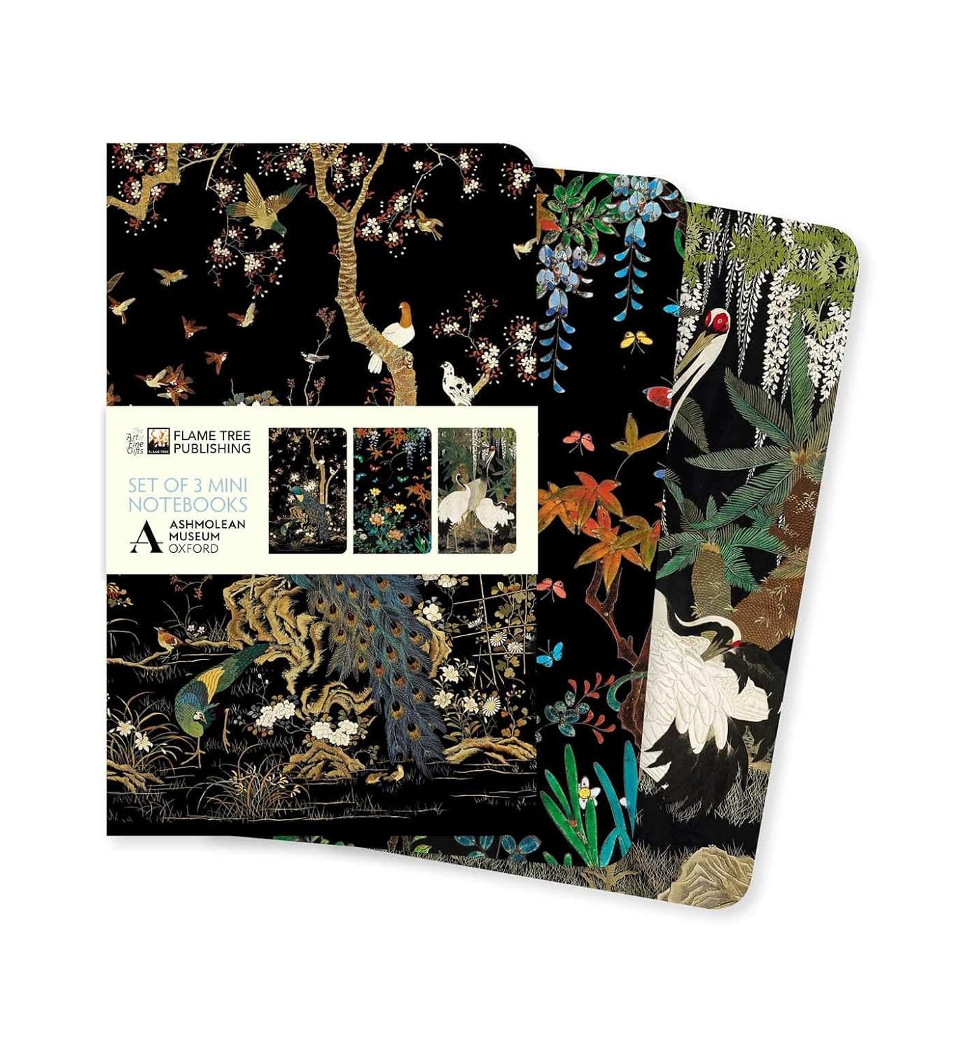 Marissa's Books & Gifts, LLC 9781804176412 Mini Notebooks Ashmolean Museum Set of 3 Mini Notebooks