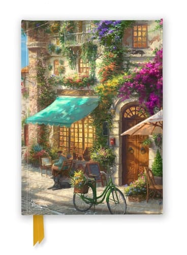 Marissa's Books & Gifts, LLC 9781804176504 Lined Journal Thomas Kinkade Studios: Italian Café (Foiled Journal)