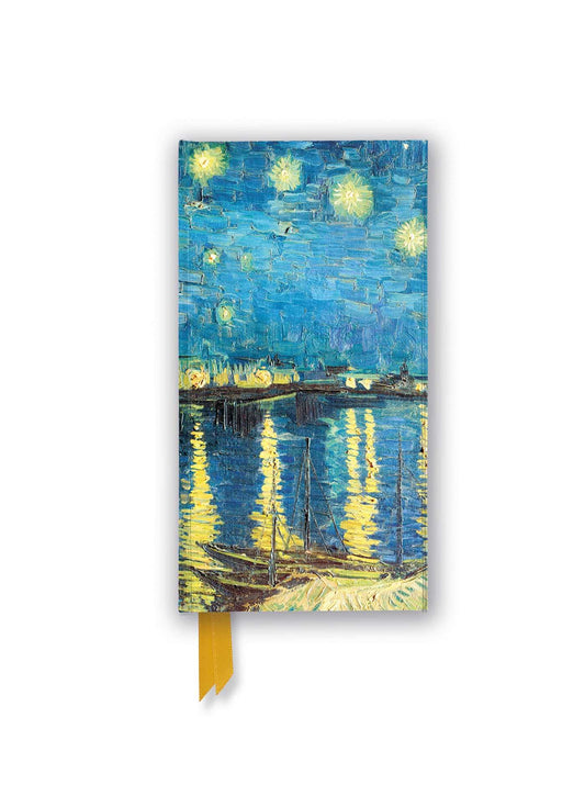 Marissa's Books & Gifts, LLC 9781804176689 Hardcover 6.25" x 3.5" Van Gogh: Starry Night over the Rhône (Foiled Slimline Journal)