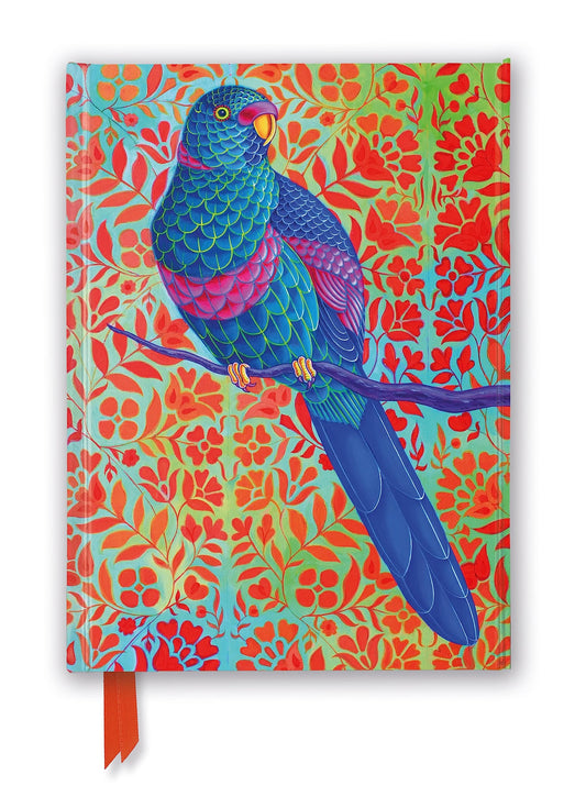 Marissa's Books & Gifts, LLC 9781804177570 Hardcover 8.5" x 6.25" Jane Tattersfield: Blue Parrot (Foiled Journal)