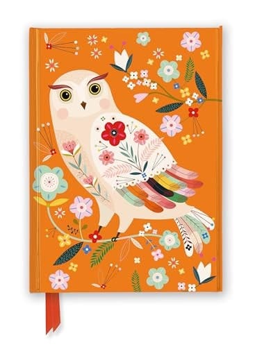 Marissa's Books & Gifts, LLC 9781835621806 Lined Journal Bee Brown: Folk Owl (Foiled Journal)