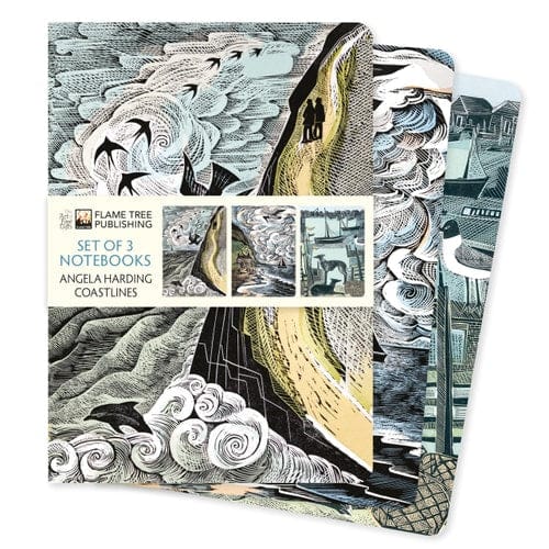 Marissa's Books & Gifts, LLC 9781835625156 Notebooks Angela Harding: Coastlines Set of 3 Standard Notebooks