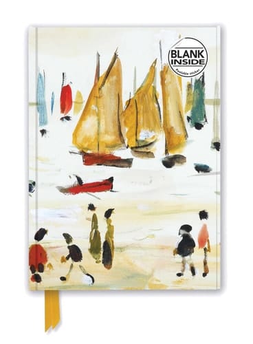 Marissa's Books & Gifts, LLC 9781835625224 Blank Inside Journal L.S. Lowry: Yachts (Foiled Blank Journal)