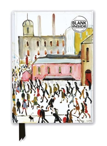 Marissa's Books & Gifts, LLC 9781835625231 Blank Inside Journal L.S. Lowry: Going to Work (Flame Tree Blank Notebooks)