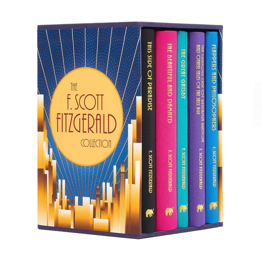 Marissa's Books & Gifts 9781839407512 Hardcover Box Set The F. Scott Fitzgerald Collection: Deluxe 5-Volume Box Set