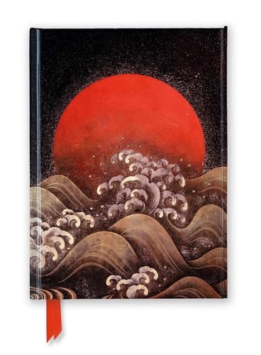 Marissa's Books & Gifts, LLC 9781839648342 Lined Journal Sun and Sea Lacquer Screen, c. 18th–19th century (Foiled Journal)