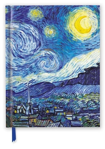 Marissa's Books & Gifts, LLC 9781839648762 Blank Inside Sketch Book Vincent Van Gogh: The Starry Night (Blank Sketch Book)